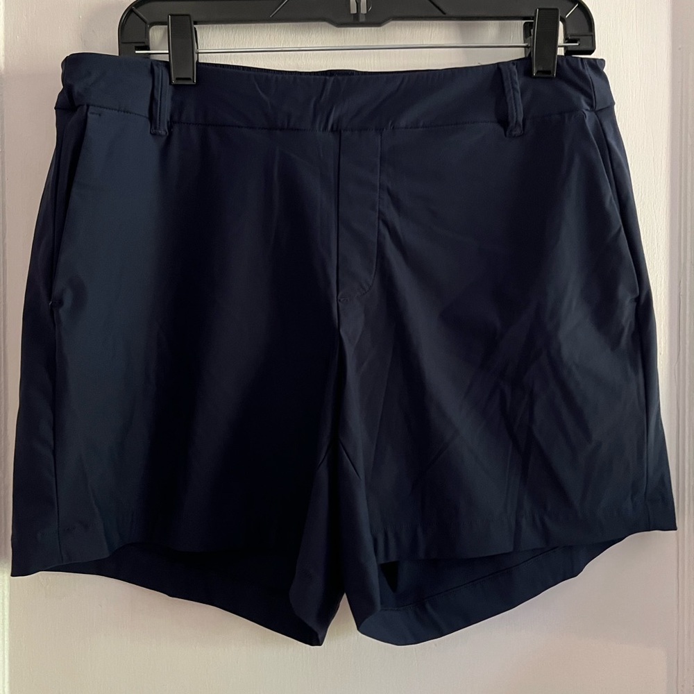 Spanx 4 inch Navy shorts